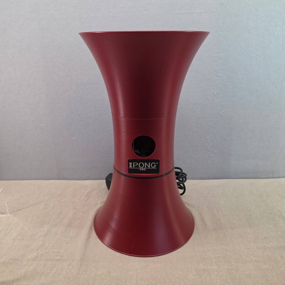 JOOLA iPong Pro Robot Red with Remote and Adapter Table Tennis Training